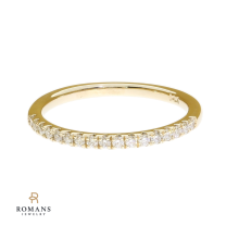 Diamond Band 14K Gold