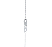14K White Gold 1920's Diamond Necklace 