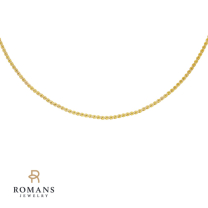 14K Yellow Gold Serpentine Chain