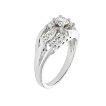 Diamond Ring 14K White Gold 0.36CTW