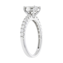 Diamond Cluster Effy Ring 14K White Gold