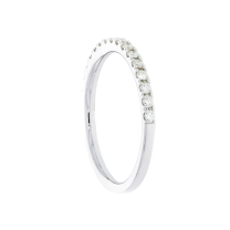 14K White Gold Diamond Band 0.25CTW