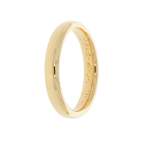 Half Round Band 18K Yellow Gold 3mm