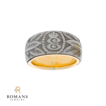 Vintage Metal Rustic Ring 14K Yellow Gold 1915