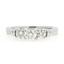 Platinum 3 Diamond Ring