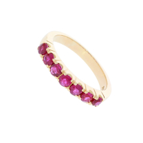 Ruby Band 18K Yellow Gold 0.70CTW