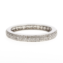 Eternity Diamond Band 14K White Gold 0.50CTW