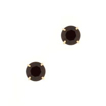 14K Garnet Stud Earrings