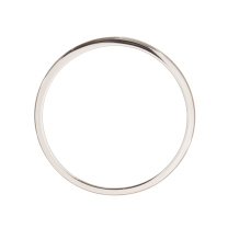 Classic 14K White Gold Wedding Band