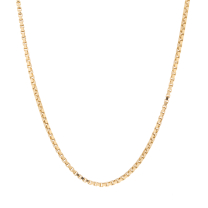 Box Chain 0.95mm 14K Yellow Gold