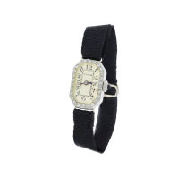 1920's Vintage Cyma Platinum Diamond Watch 0.23CTW