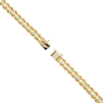 Diamond Rope Tennis 14K Yellow Gold Bracelet 1.90CT