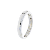 Wedding Diamond Band 14K White Gold