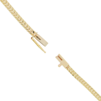 Diamond Bracelet 14K Two Tone 1ctw 