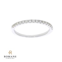 Diamond Band 14K White Gold 0.19CTW