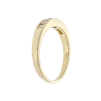 Diamond Channel Band .32CT 14K Yellow Gold  