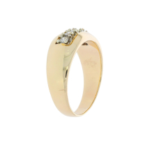 Diamond Wedding Band 14K Yellow Gold 0.55CTW