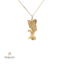 Eagle 14K Yellow Gold Pendant