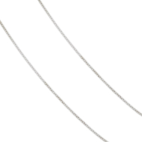 Filigree Sapphire Necklace 14K White Gold
