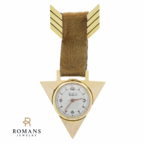 Kelbert Watch Brooch Gold Filled