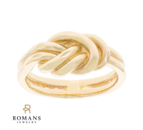 Love Knot Ring 14K Yellow Gold