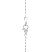 Diamond By The Yard Necklace 14K White Gold