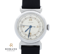 Movado Francois Borgel Watch Stainless Steel 15J 1950s 0185533