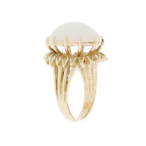 White Opal 14K Yellow Gold 6.47CTW