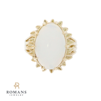 White Opal 14K Yellow Gold 6.47CTW