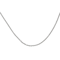 Cable Link Chain 14K White Gold