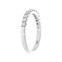 14K White Gold 2.6mm Diamond Band 0.50CTW