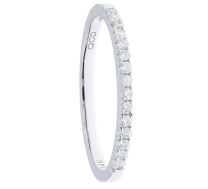 Diamond Band 14K White Gold .17 CT 