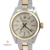 Rolex Oyster Perpetual Ladies 18K Yellow Gold Stainless Steel #6719