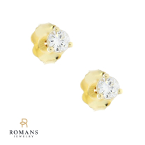 Diamond 14K Yellow Gold Studs 0.27CT