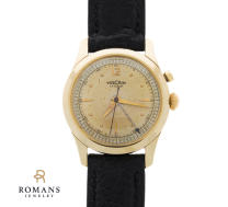 Vulcain Cricket Alarm Watch Grand Prix 14KY Serial 480144 17J Swiss