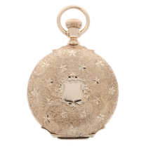 Waltham Pocket Watch 14K Solid Rose Gold Hunting Case