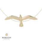 Bird Pendant 14K Yellow Gold