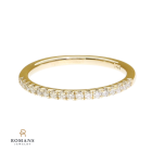 Diamond Band 14K Gold 0.19CT