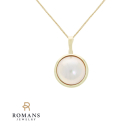 Mabe Pearl Pendant 14KY