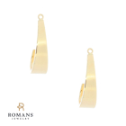 Earring Jackets 14K Yellow Gold