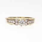 14K Diamond Ring