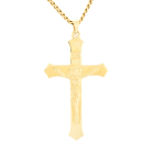 14K Yellow Gold Cross