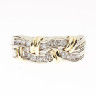 14K Two-Tone Diamond Fashion Ring