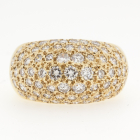 Pave Diamond Dome Ring 1.50CTW 14KY