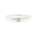 14K Solitaire Diamond Ring