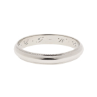 14K Mens Millgrain Band