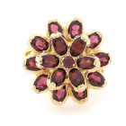 Rhodolite Garnet 4.00 CT 14K Ring