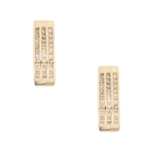 Diamond 1.50 CT Hoop 14K  Earrings