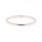 Classic 14K White Gold Wedding Band