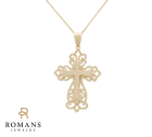 Cross Pendant 14KYG